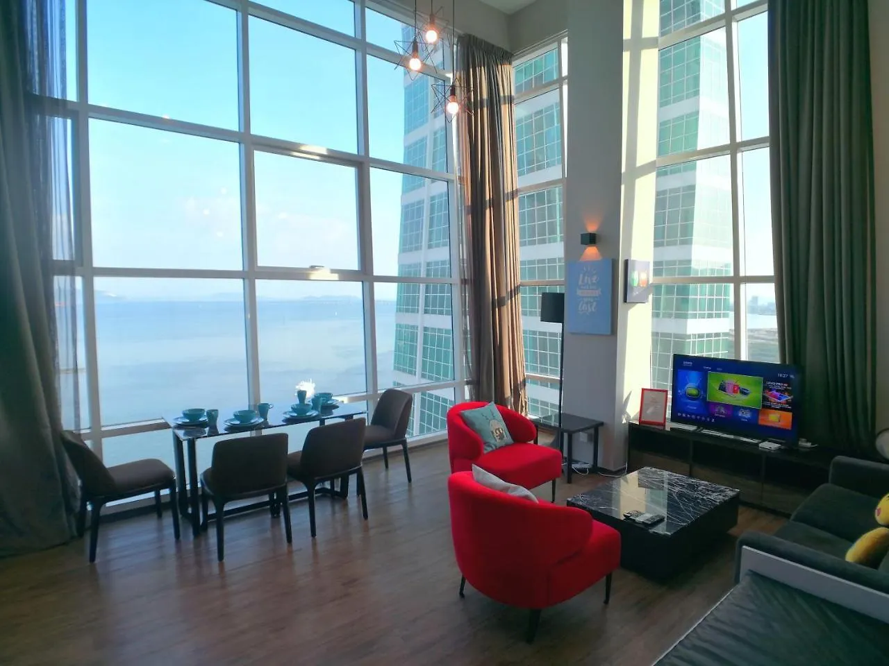 Apartamento Georgetown Seaview Seafront Duplex Hotel Malásia